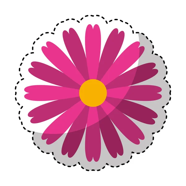 Schattig bloementuin geïsoleerde pictogram — Stockvector