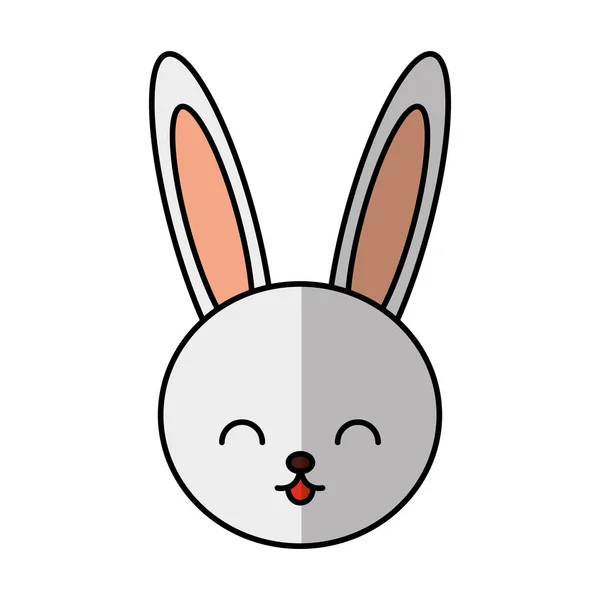 Icône de personnage de lapin mignon — Image vectorielle