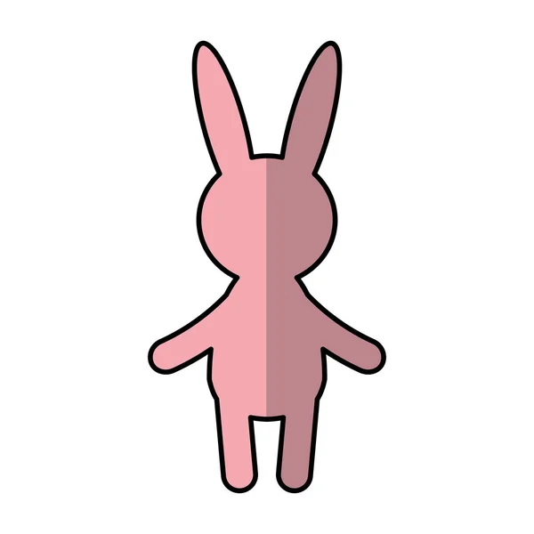 Ícone de personagem de coelho bonito —  Vetores de Stock