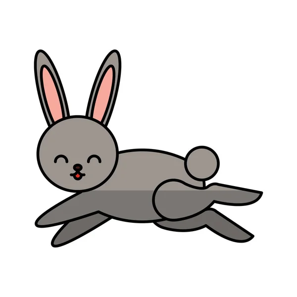 Icône de personnage de lapin mignon — Image vectorielle