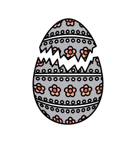 Happy easter egg geschilderd — Stockvector