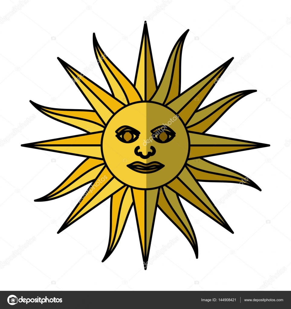 Bandera del emblema uruguayo sol Vector de stock por ©yupiramos 144908421
