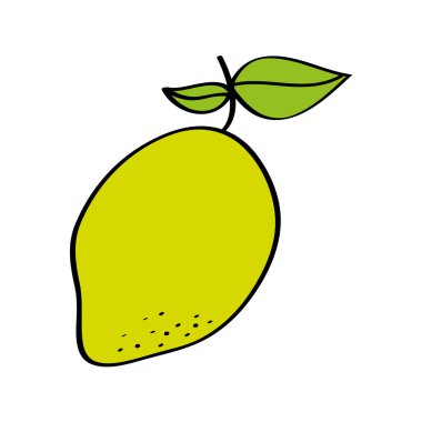 Mango taze meyve çizim simgesi