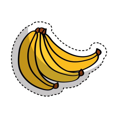 muz taze meyve çizim simgesi