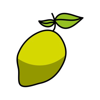 Mango taze meyve çizim simgesi