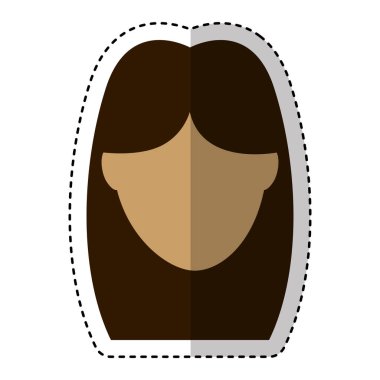 sevimli kadın avatar karakter