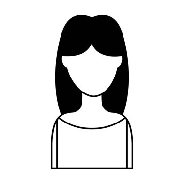 sevimli kadın avatar karakter