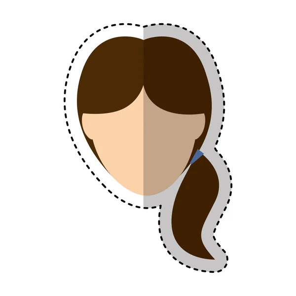 Personaggio avatar donna carina — Vettoriale Stock