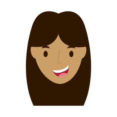 sevimli kadın avatar karakter