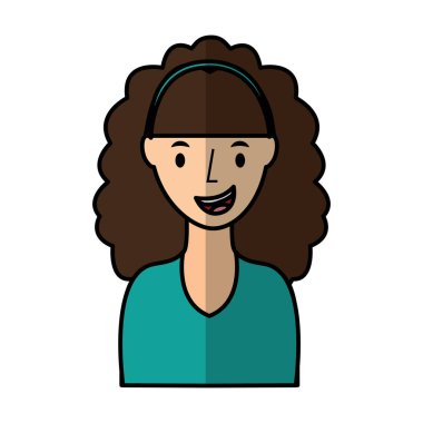 sevimli kadın avatar karakter