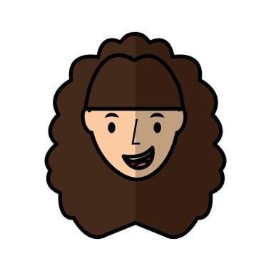 sevimli kadın avatar karakter