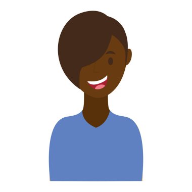 sevimli kadın avatar karakter