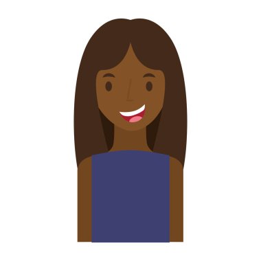 sevimli kadın avatar karakter