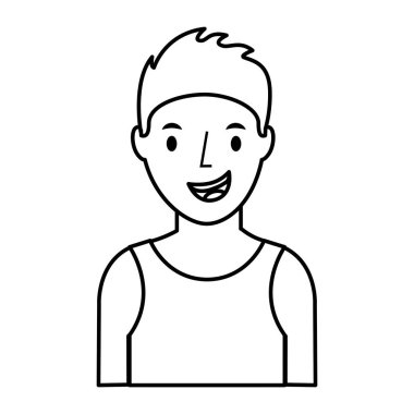 genç adam avatar karakter