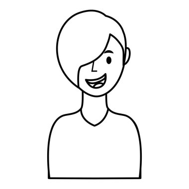 sevimli kadın avatar karakter