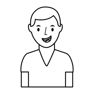 genç adam avatar karakter