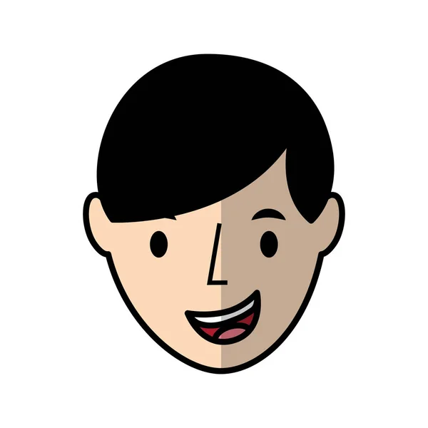 Joven hombre avatar carácter — Vector de stock