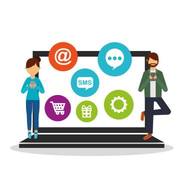 ağ sosyal medya simgeleri