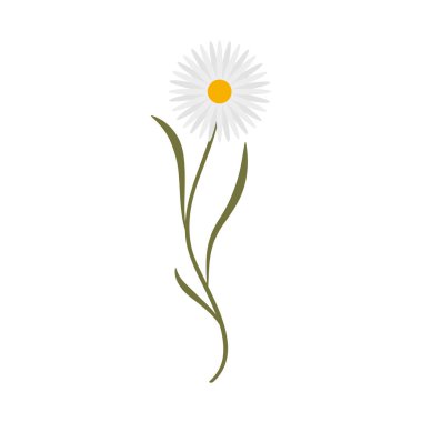 Sevimli çiçek bahçesi izole simgesi