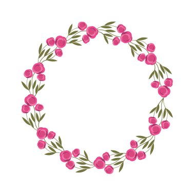 Dekoratif çiçek taç simgesi