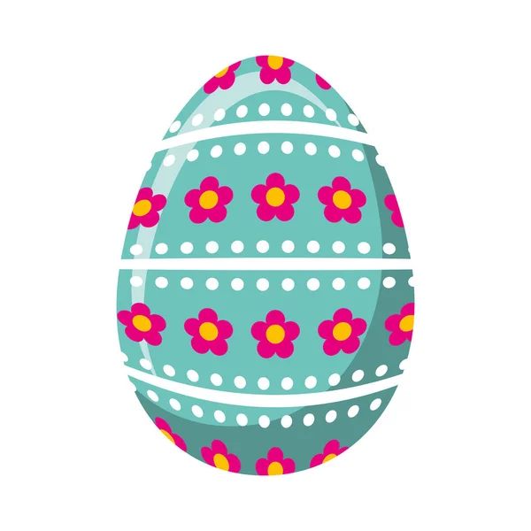 Happy easter egg painted — Stock Vector