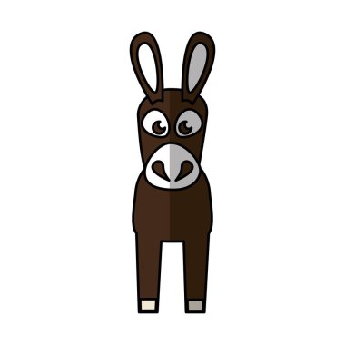 Kolombiyalı katır izole simgesi