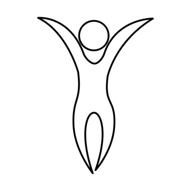 insan figürü siluet simge