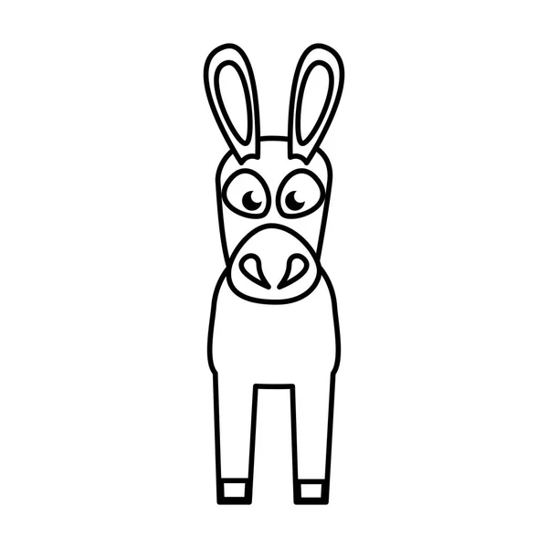 Mule colombienne icône isolée — Image vectorielle