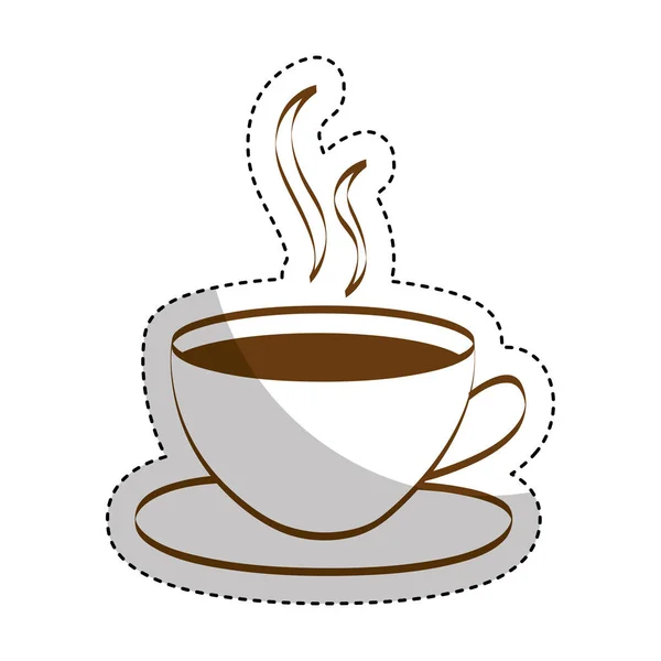 Colombiaanse koffie beker drinken — Stockvector
