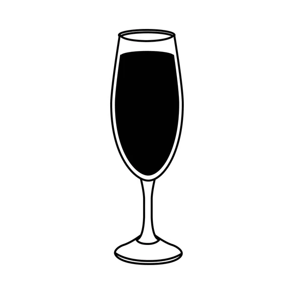 Beker drinken drank pictogram — Stockvector