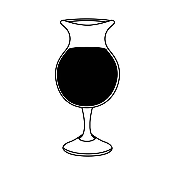 Beker drinken drank pictogram — Stockvector