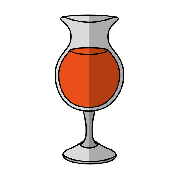 Beker drinken drank pictogram — Stockvector