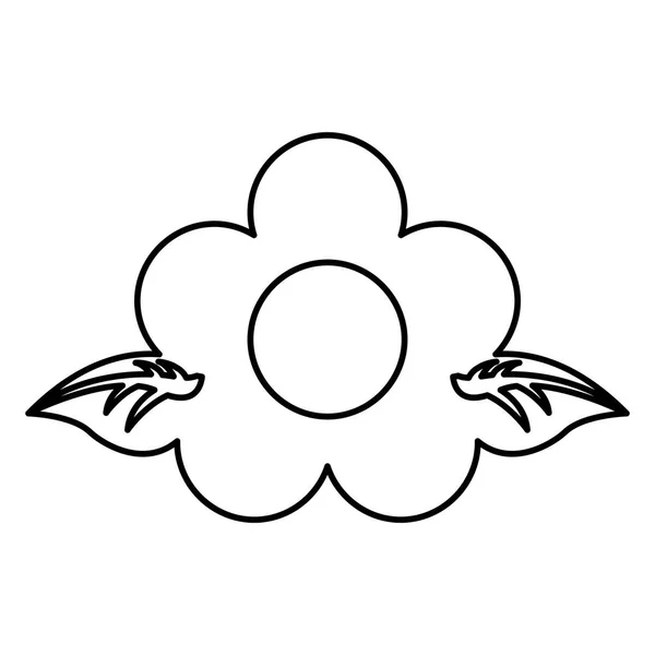 Schattig bloementuin geïsoleerde pictogram — Stockvector