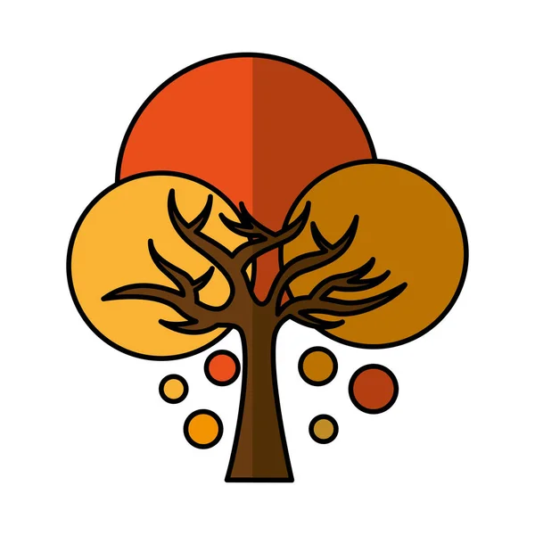 Drzewo roślina symbol ekologia — Wektor stockowy