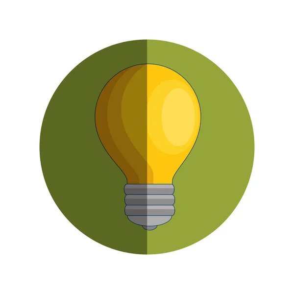 Bulb light isolated icon — Stock Vector