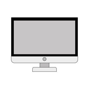 bilgisayar masaüstü izole simgesi