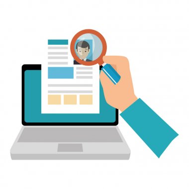 dizüstü bilgisayar ile standart belge simgesi