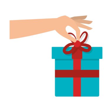 giftbox mevcut izole simgesi