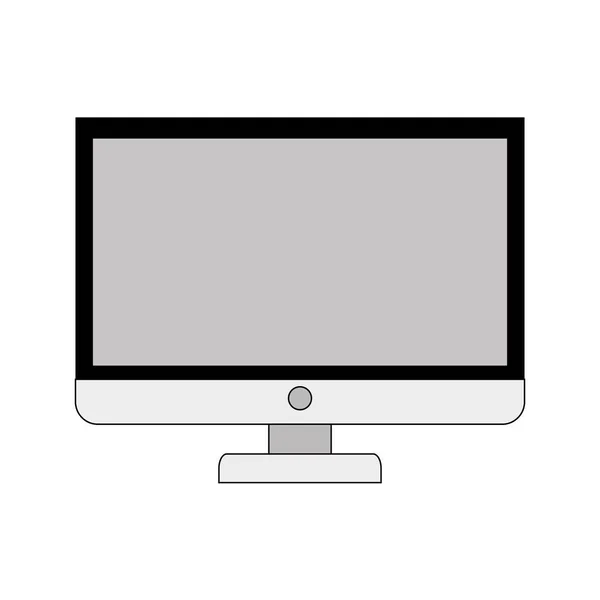 Desktop del computer icona isolata — Vettoriale Stock