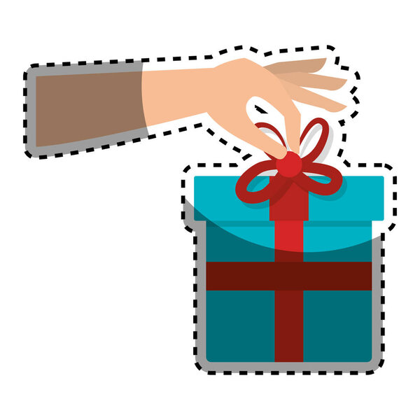 изолированный значок giftbox
