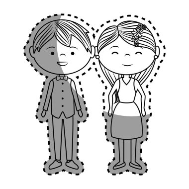 Çift aşık karakter simgesi