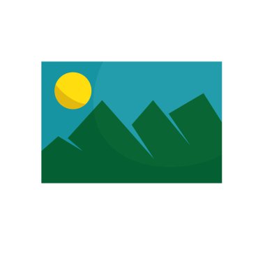 resim dosyası izole simgesi