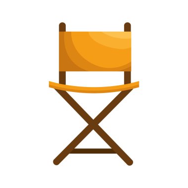 yönetmen koltuğu izole simgesi