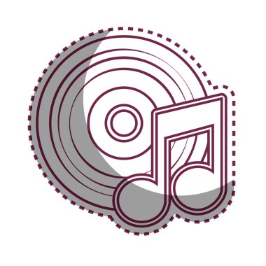 uzun çalma disk simgesi