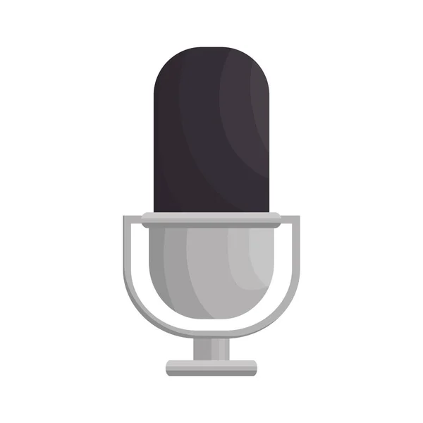 Microphone sound device icon — Stock Vector