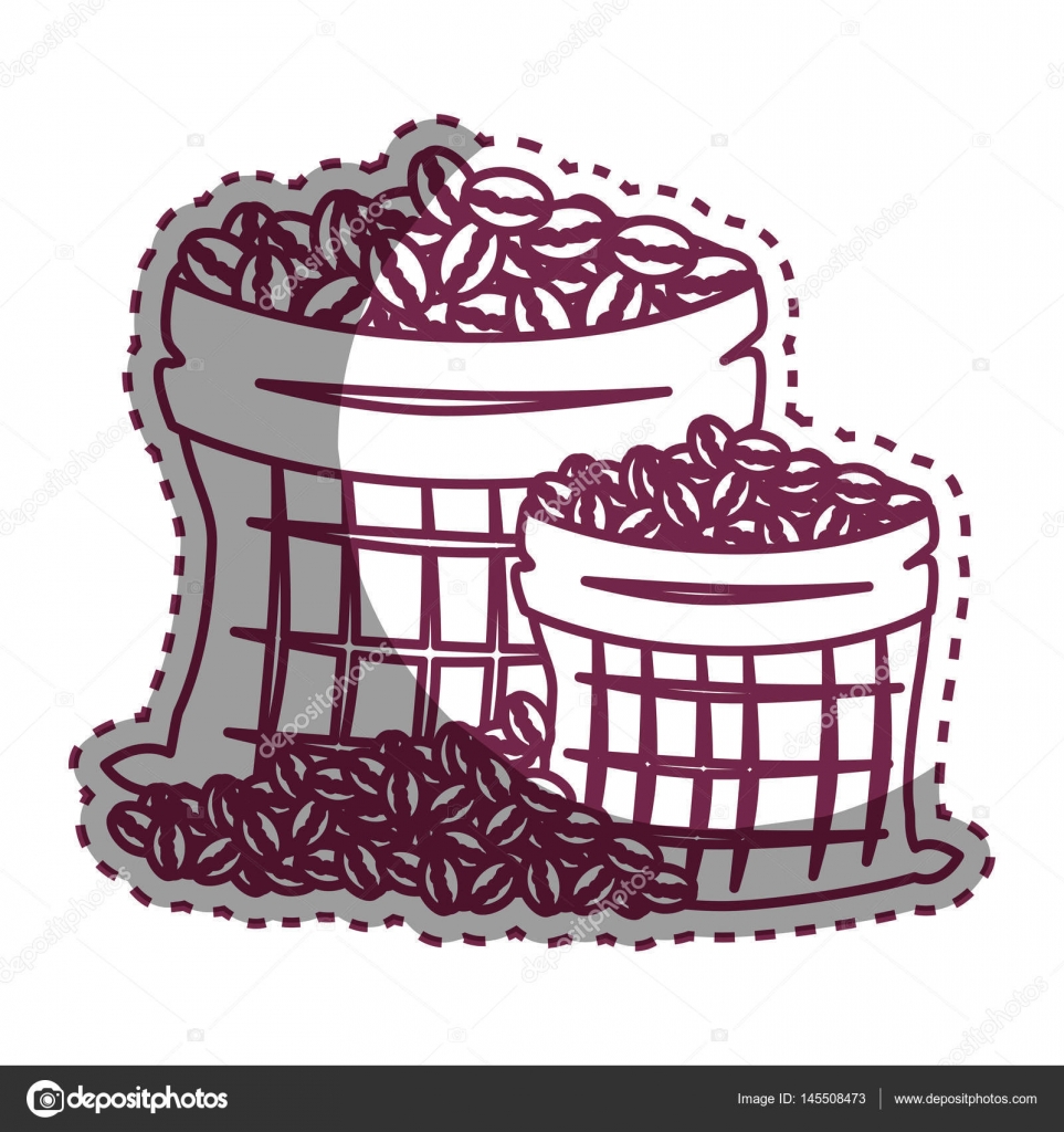 Delicious Coffee Seeds Icon Stock Vector C Yupiramos 145508473