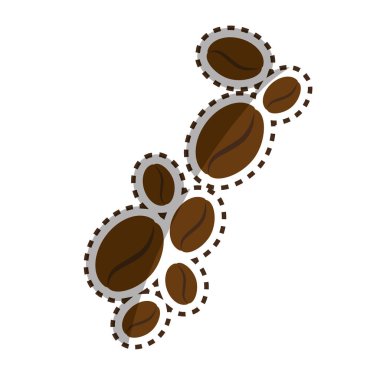 lezzetli kahve çekirdeği simgesi