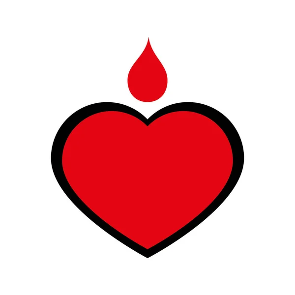 血液捐赠运动会徽 — 图库矢量图片