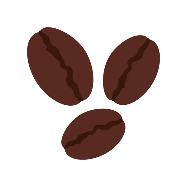Delicioso ícone de sementes de café —  Vetores de Stock