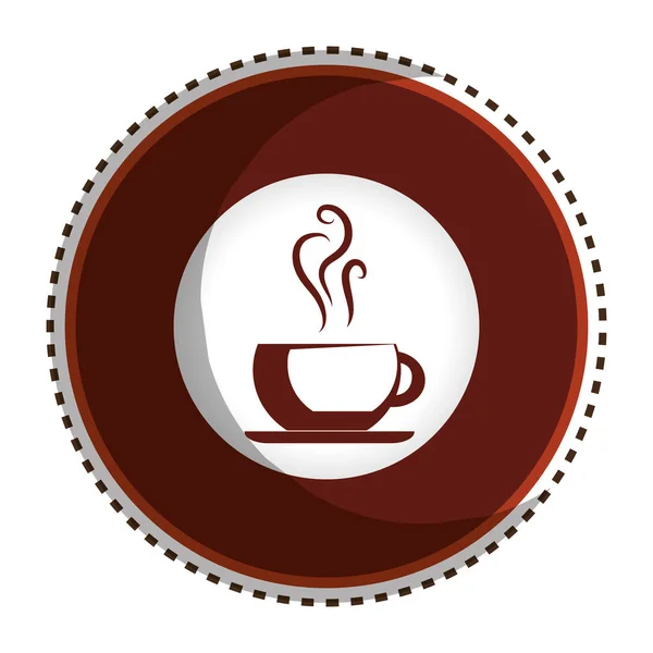 Leckere Kaffeetasse Symbol — Stockvektor